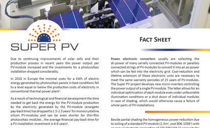 SUPER PV fact sheet (English version)